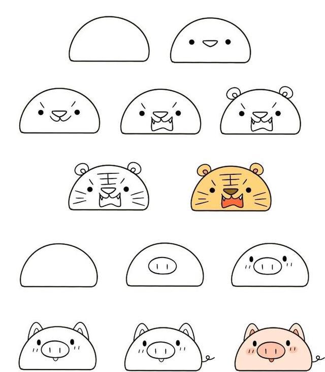 最全的儿童简笔画,妈妈快学起来|简笔画|儿童|轮廓_新浪新闻