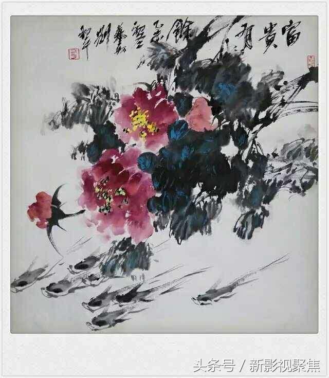 巧抓神韵勾勒形似谈画家刘和平的大写意花鸟画