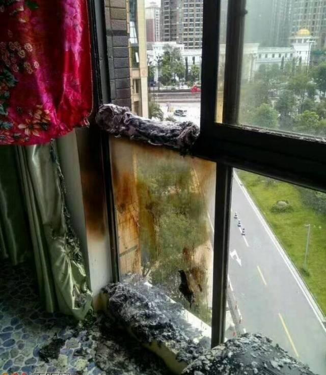 晒在阳台上的被子突然起火被烧得只剩灰,险些还烧了家,原来罪魁祸首竟