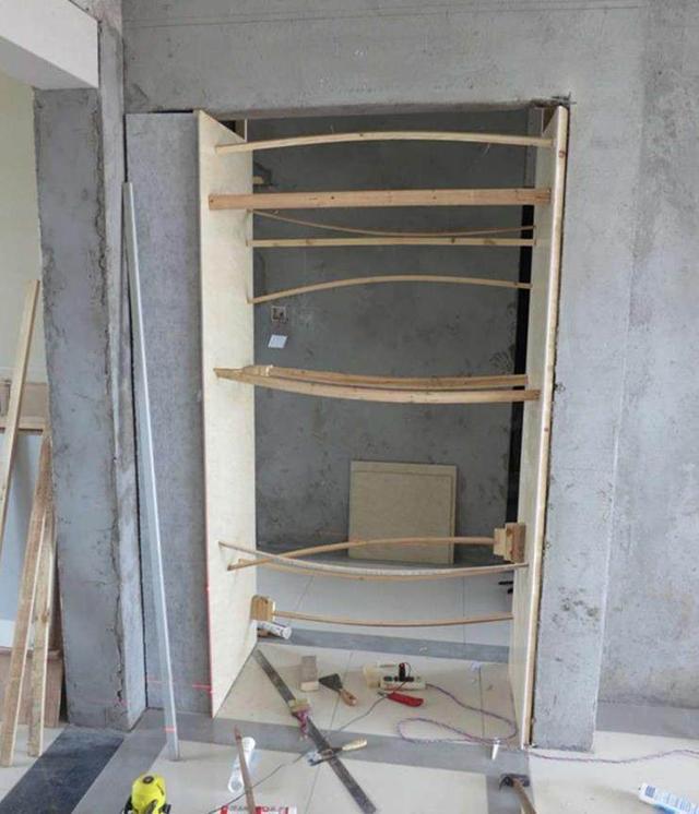 晒晒我家的瓷砖门木工做得太漂亮了邻居看了也要效仿