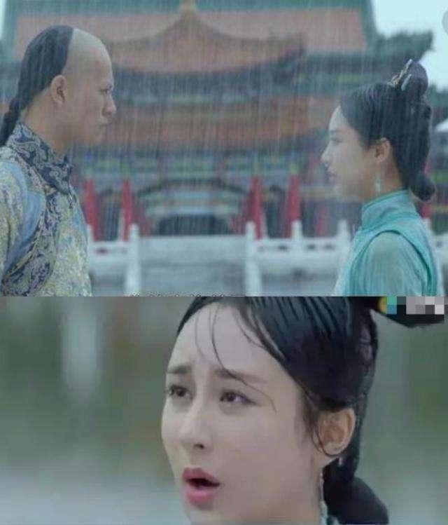 刘诗诗在《步步惊心》中的这个淋雨镜头,可谓剧中的经典镜头之一,她所