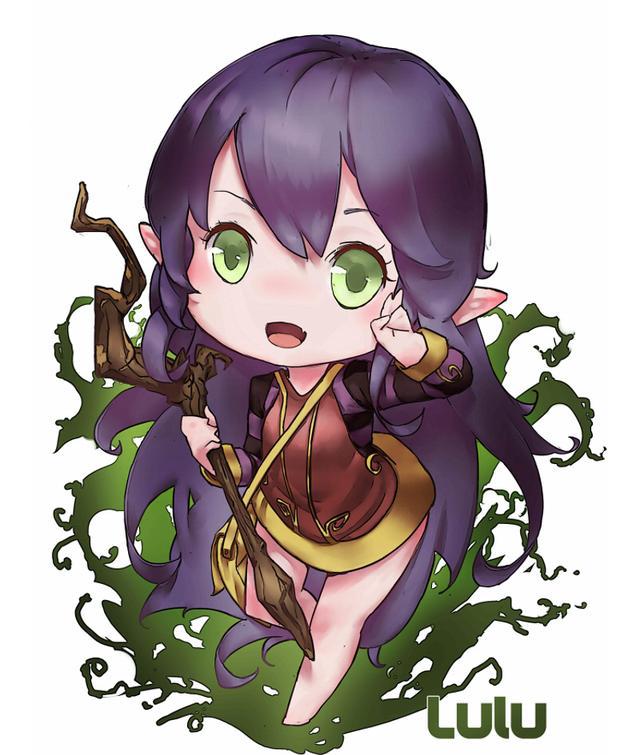 lol美图露露小法本命英雄萝莉