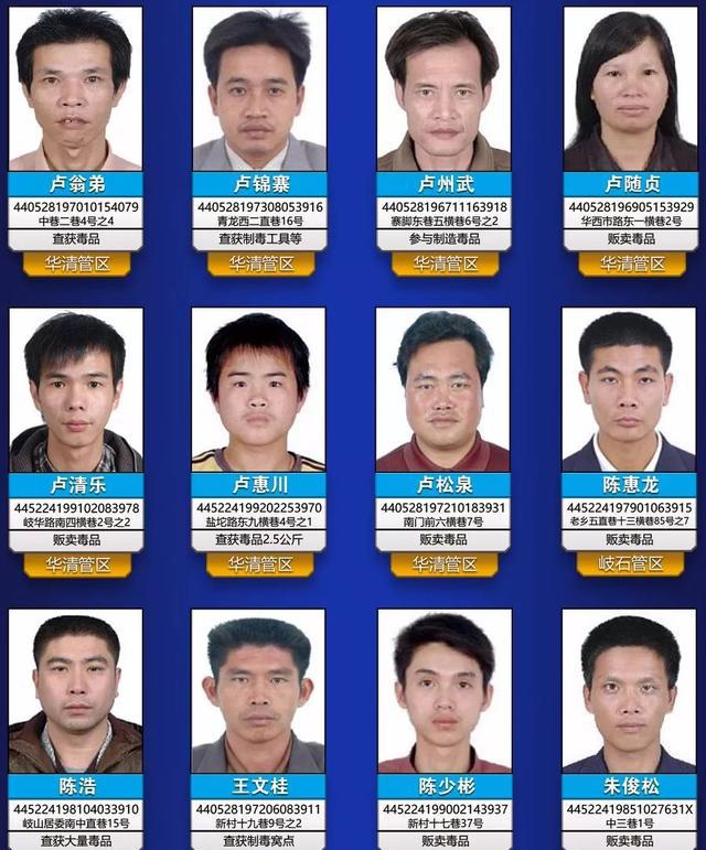 公安局公布2018最新涉毒逃犯名单,举报奖励金10至100万!|公安局|刘小