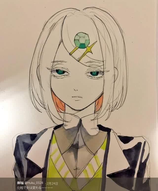 替动漫角色化妆,实际搬出化妆品来测试的结果是?