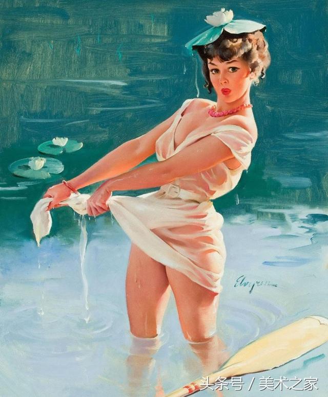 油画大师们画笔下的唯美女神