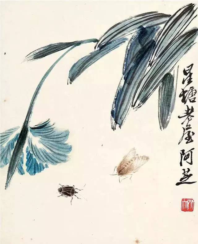 图丨《可惜无声 ·花鸟工虫册》之四 作者丨齐白石