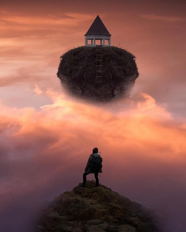 梦境中的世界超现实的创意照片