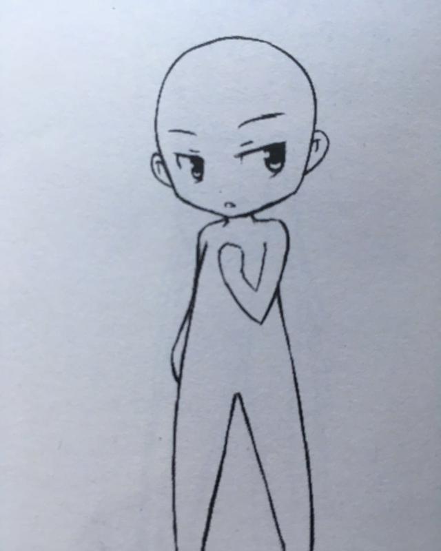 影子漫画q版人物的手绘步骤示范教程包学会的哦