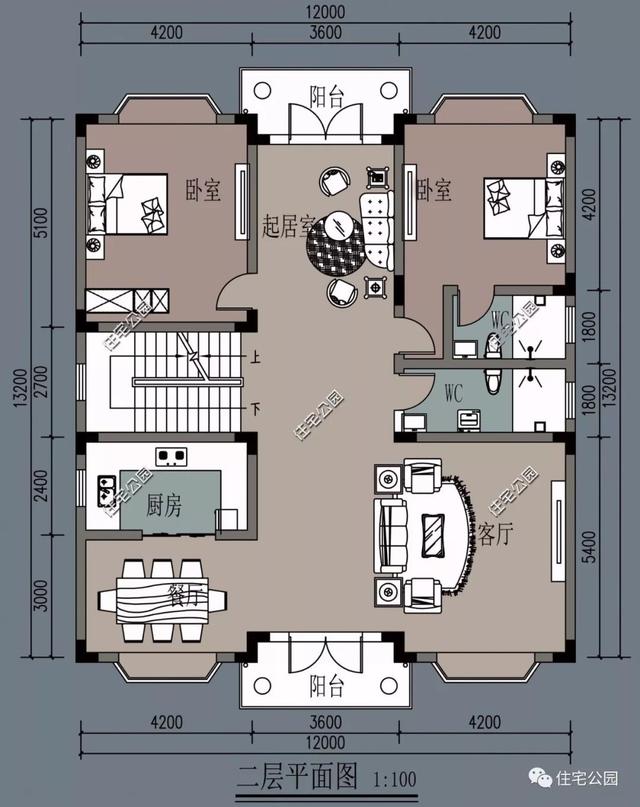 10套农村别墅全套建筑图8到15米宽户型全都有总有一套适合你