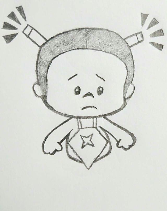 教孩子们画个小破孩与妞妞,聪明的宝宝一学就会