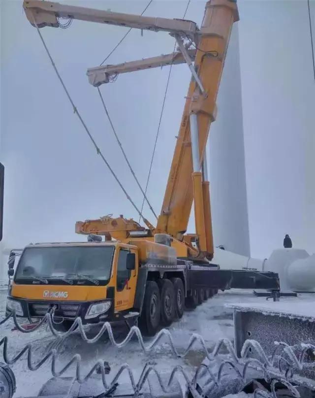 【挑战极限】徐工qay500全地面起重机,-30℃极寒连续工作20天
