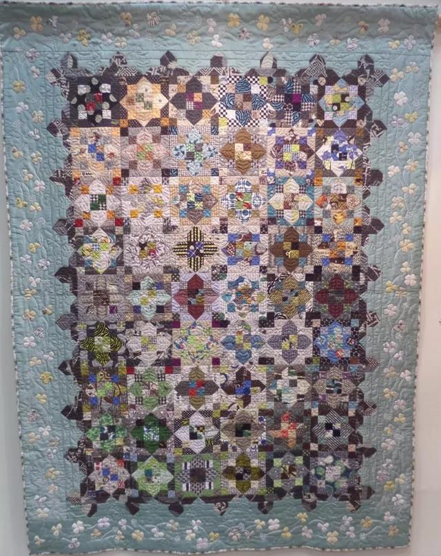 原来拼布这样玩更神奇唯美的拼布被子简直让我开眼界了