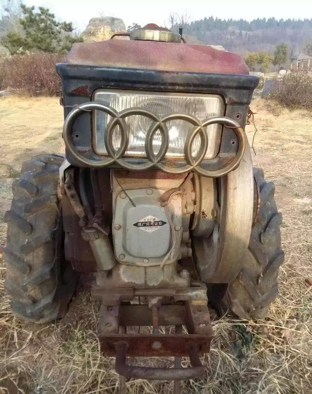 奥迪牌的拖拉机,你见过吗?