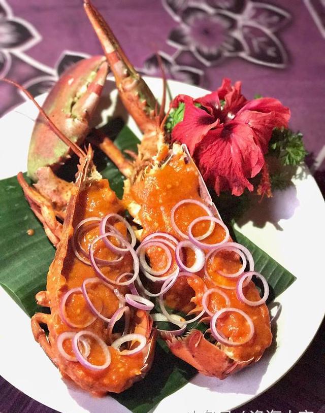 东南亚风味海鲜美食,1200元7菜1汤,环境舒畅,5个人吃得好满足