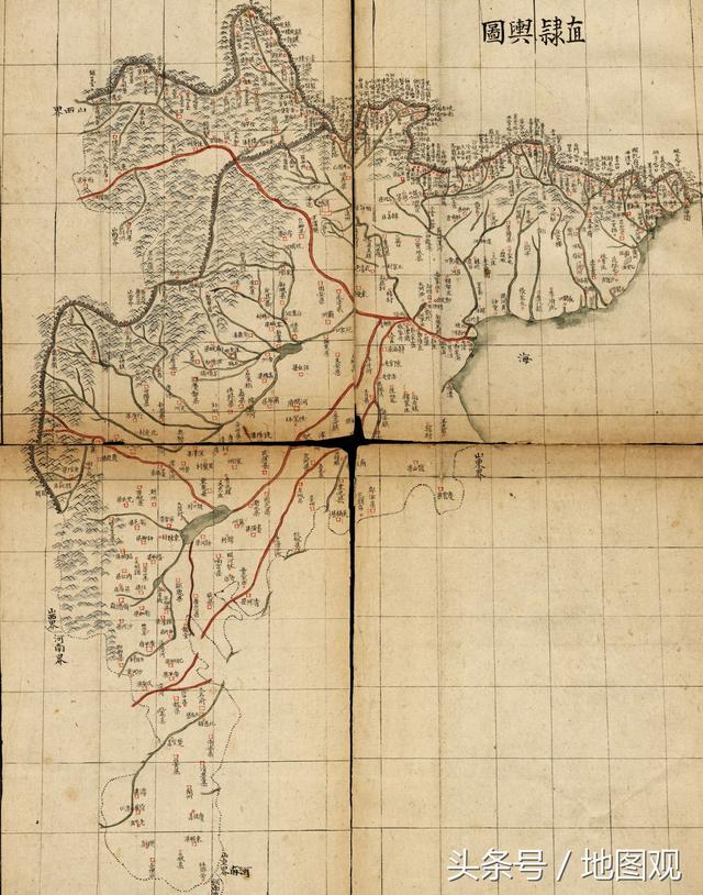 地图:清朝初期,各省地图和城市名称都是什么样