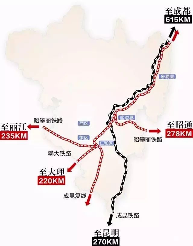 大攀铁路昆明至瑞丽近700公里的路程有望"朝发夕至"大理到瑞丽3小时