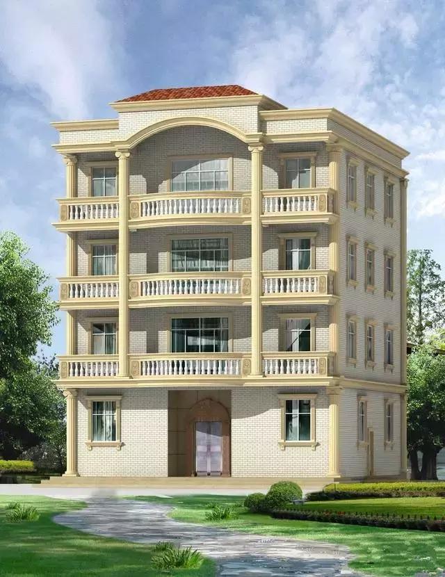 200万买49㎡蜗居房不如回老家建栋5层楼别墅太漂亮了