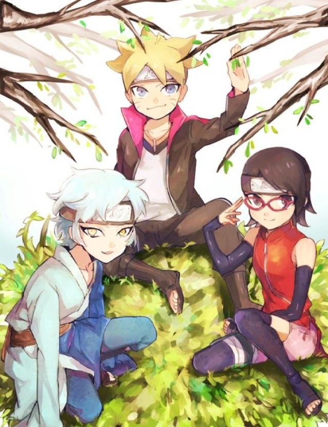 火影忍者博人传火之意志的继承,新七班三小只长大后颜值爆表