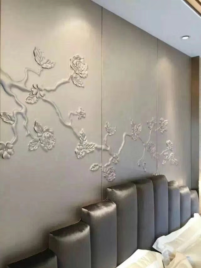 3D浮雕类的艺术硬包,工艺精致,细节漂亮。|硬包|漂亮|精致|细节|艺术_新浪新闻