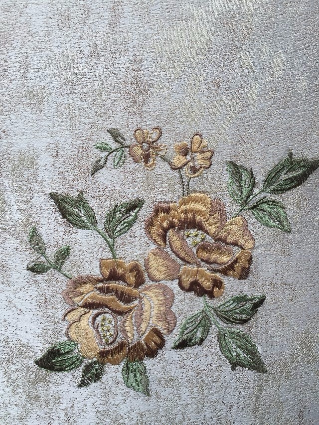 墙布花型原来如此精美