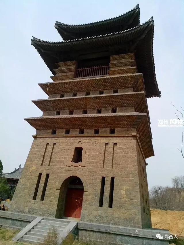 冬季游览荥阳贾峪镇洞林湖畔古刹大觉寺