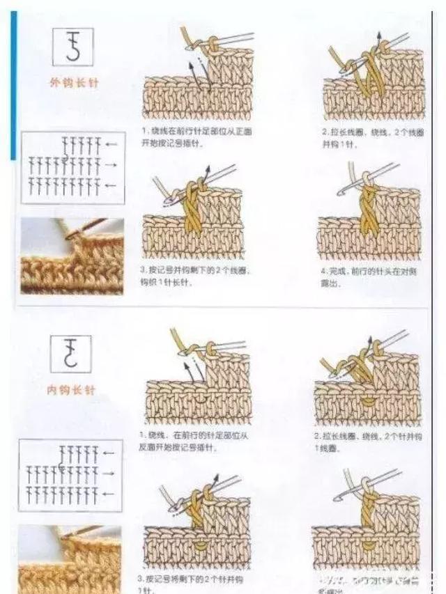 她用这种针法织出棒针的花样,有图解视频,快点收藏起来!