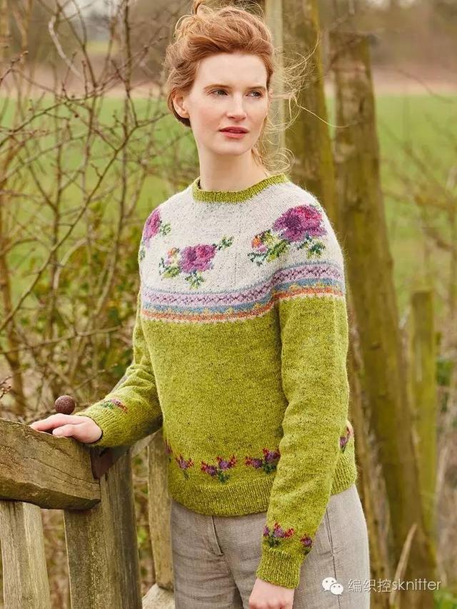 永不过时的英伦风提花毛衣编织控sknitter