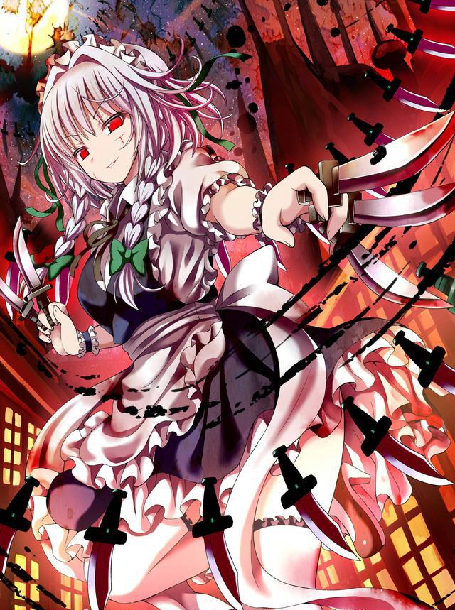 动漫壁纸第二十七期东方project咲夜