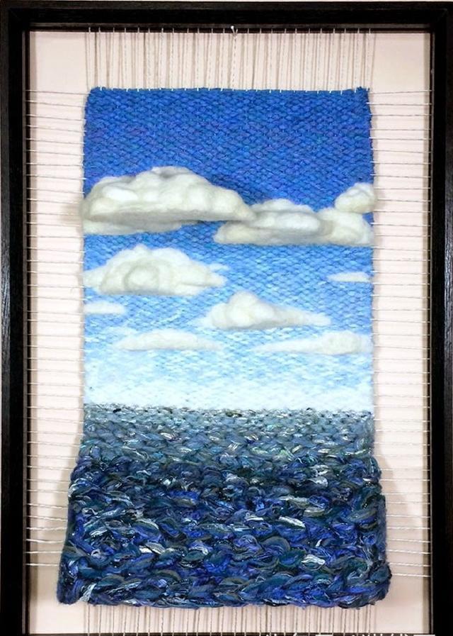 纯手工立体壁挂新高度,无处不在在毛线创意|毛线|织布机|创意_新浪