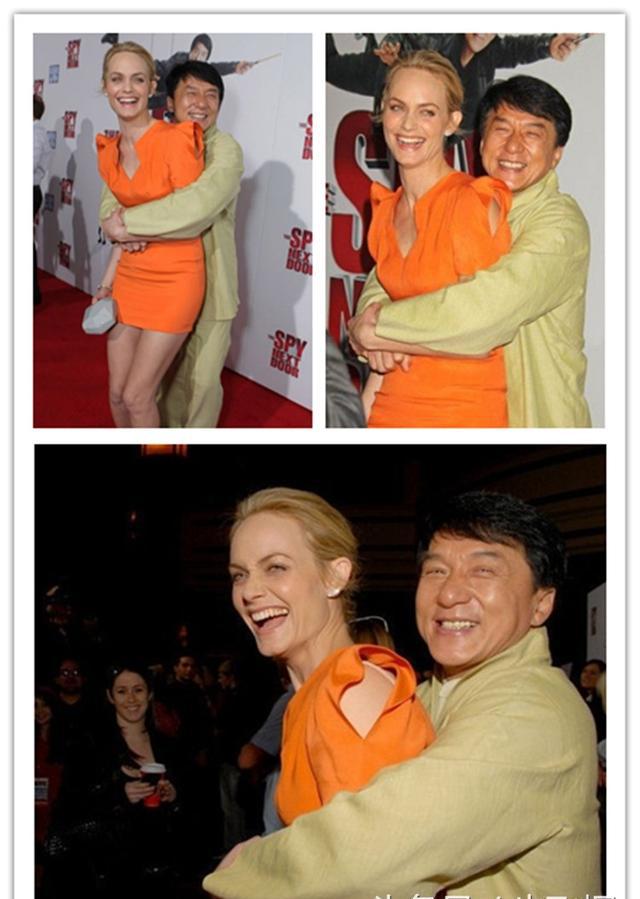 成龙和女明星合影动作令人羡慕嫉妒恨网友感慨生当做成龙