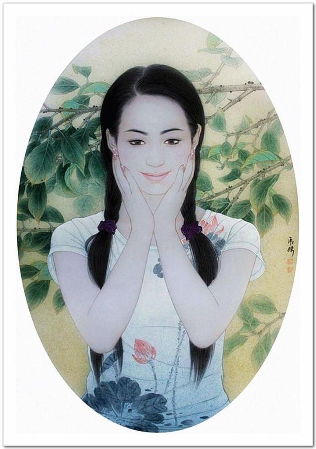 天天漫画网:画家盘虎杰《工笔人物---青春更亮丽》