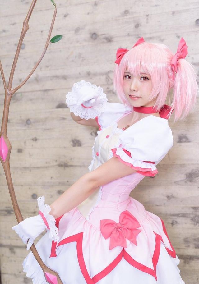 每日一吸enako能量 动漫魔法少女小圆cos赏析