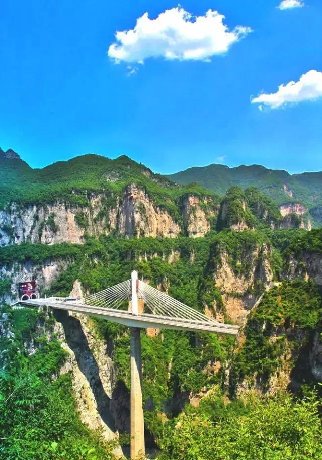 晋城骄傲:亚洲最高的矮塔斜拉桥 "仙神河大桥"!