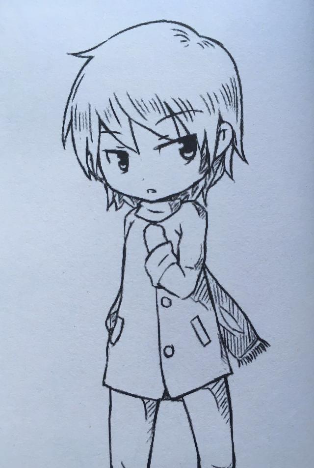 影子漫画q版人物的手绘步骤示范教程包学会的哦