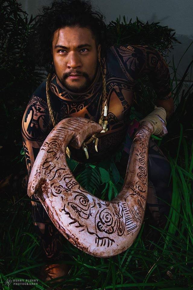 超还原, 《海洋奇缘》毛伊cosplay, 让男人很有认同感的角色