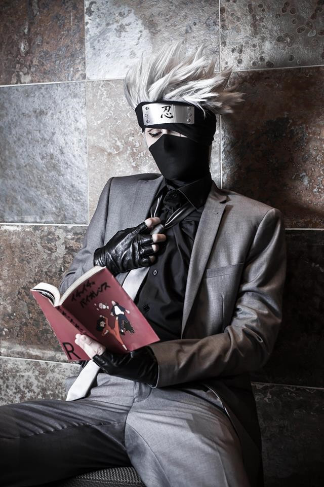 国外小哥cos卡卡西完美还原 真人版的绝佳人选