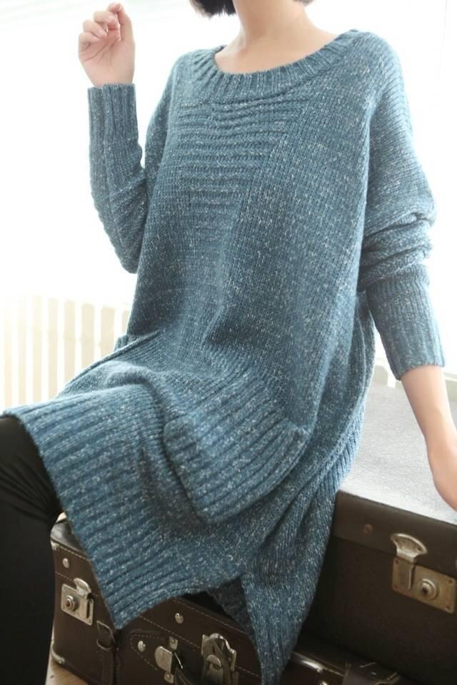 学着编织超时髦的毛衣外套