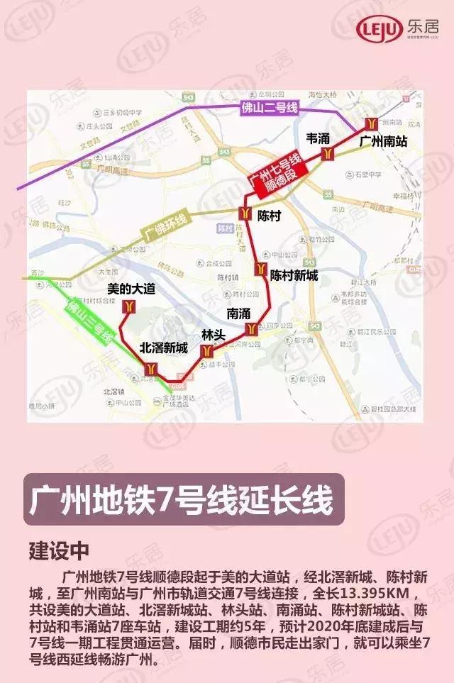 广佛线燕岗-沥滘段预计年底开通!还有这些线路将
