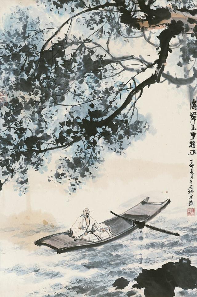 国画大师傅抱石之子傅二石写意人物画欣赏