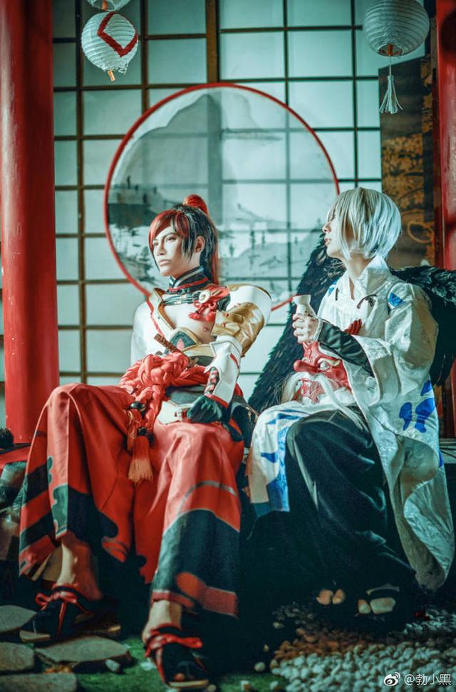 好撩的小哥哥!《阴阳师》源博雅×大天狗的cosplay欣赏!