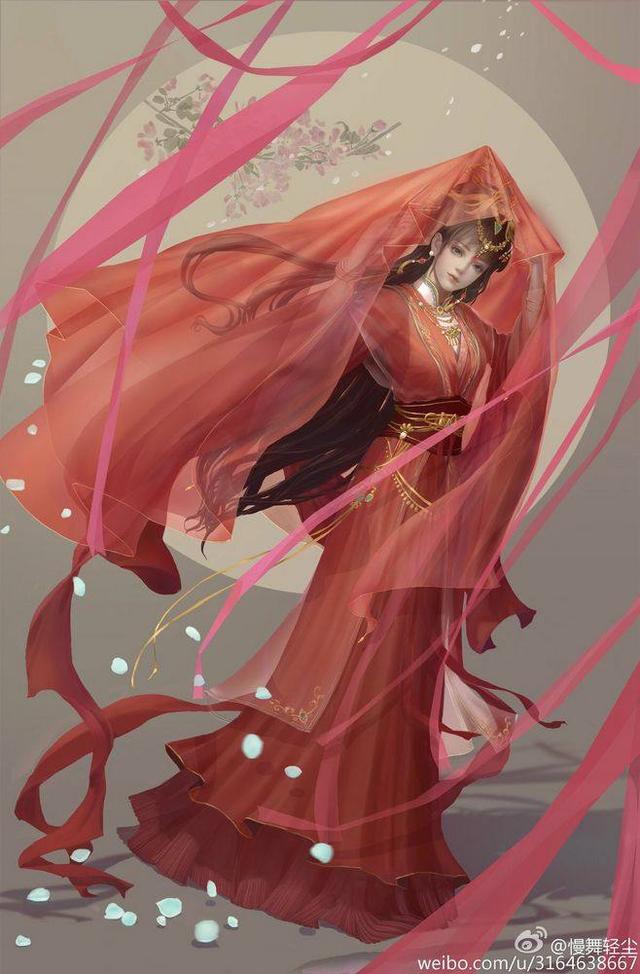 谁嫁衣如火,惊艳了红尘,愿铺红妆十里,等轮回三世.