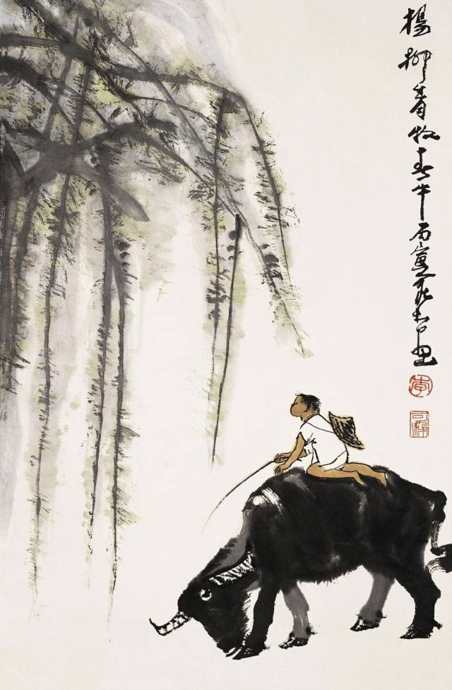李可染笔下的春色图,赏心悦目!