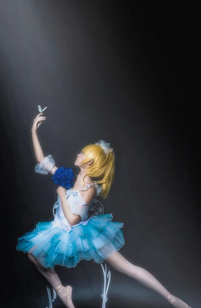 cosplay lovelive之芭蕾舞跳的绚濑绘里|芭蕾舞|小仙女|芭蕾舞鞋_新浪新闻
