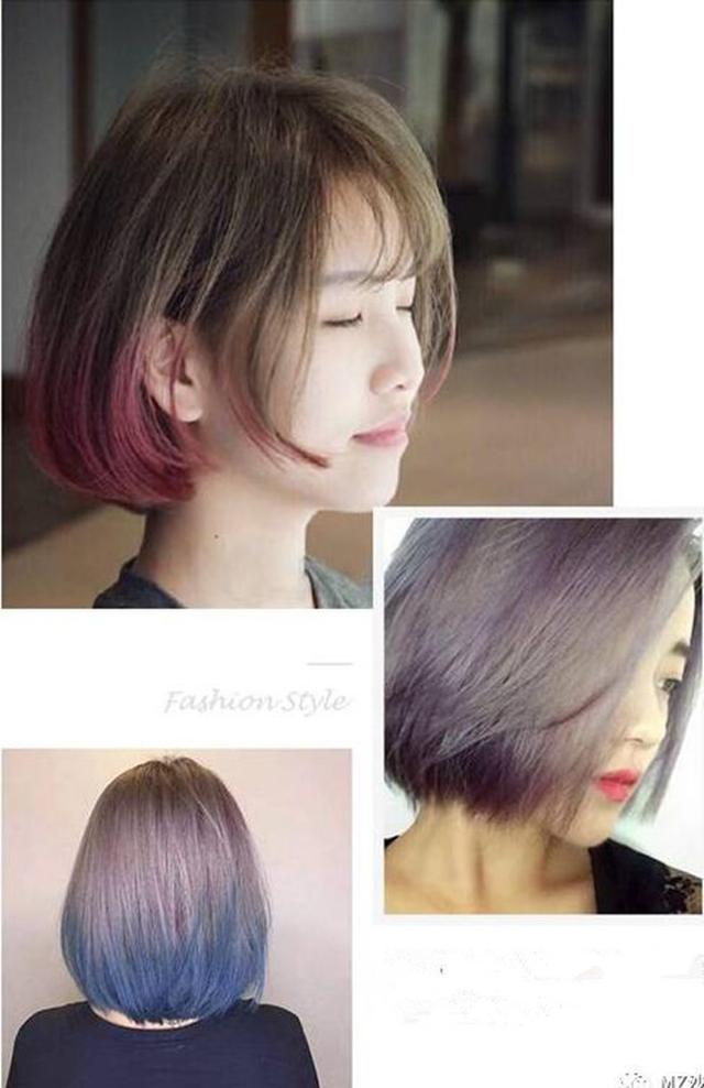 高逼格的短发渐变让你瞬间蜕变