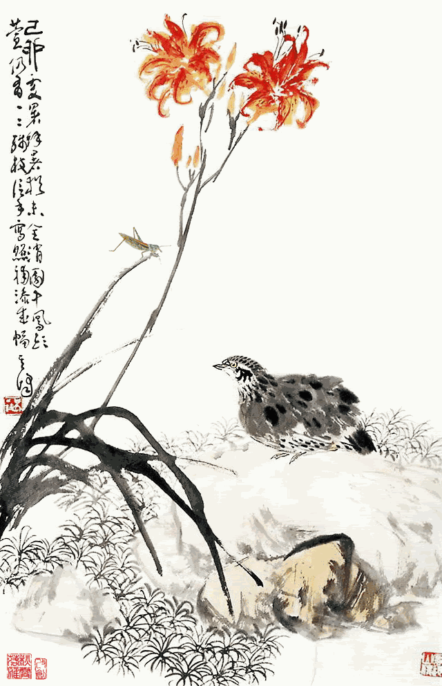 齐白石再传弟子-汤发周趣谈:动起来的齐白石,张大千的花鸟鱼虫