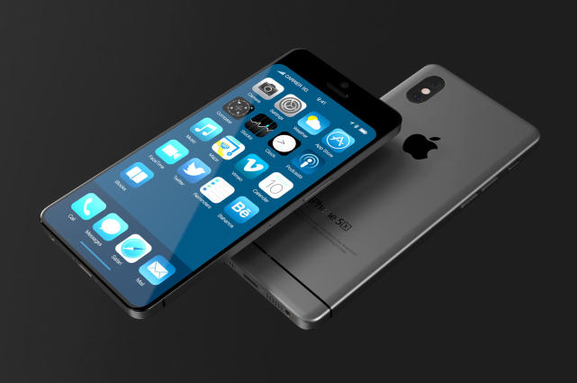概念iphone 5x曝光:完美融合了5s和x的设计特点