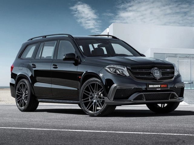 车标改成b字的奔驰gls动力暴增265马力路虎看了都眼红