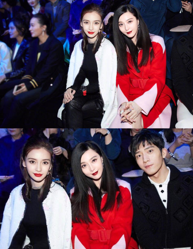 范冰冰与baby同框,红唇大衣齐亮相,比比谁更女王?