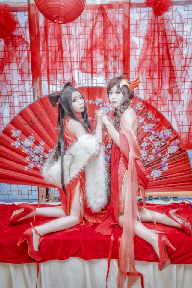 大乔貂蝉cosplay,你们腿这么长有没有考虑小乔的感受!