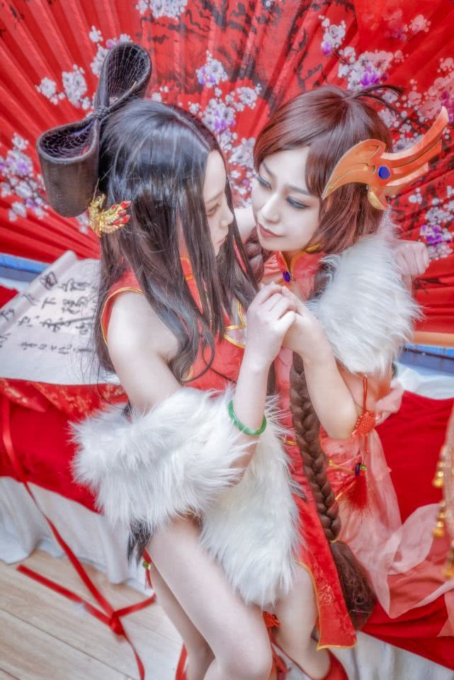 大乔貂蝉cosplay,你们腿这么长有没有考虑小乔的感受!